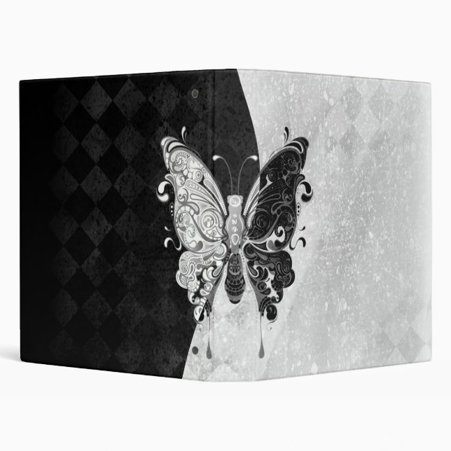 Two Tone Butterfly Binder (Background)