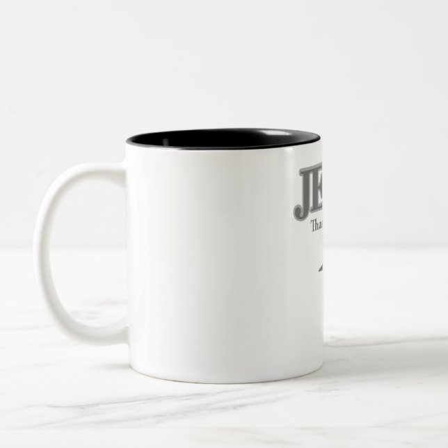 Two tone cup - Jesus that's what's up (Left)