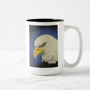Two Tone Eagle Coffee Mug by Gregg's Deep Colors