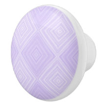 Two Tone Geometric Diamond Lilac, Purple And White