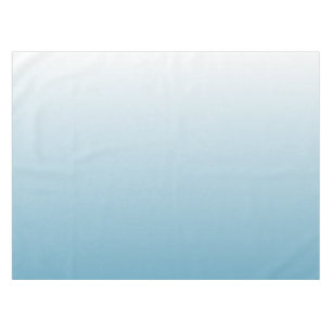 Two-tone gradient ombre angel blue tablecloth