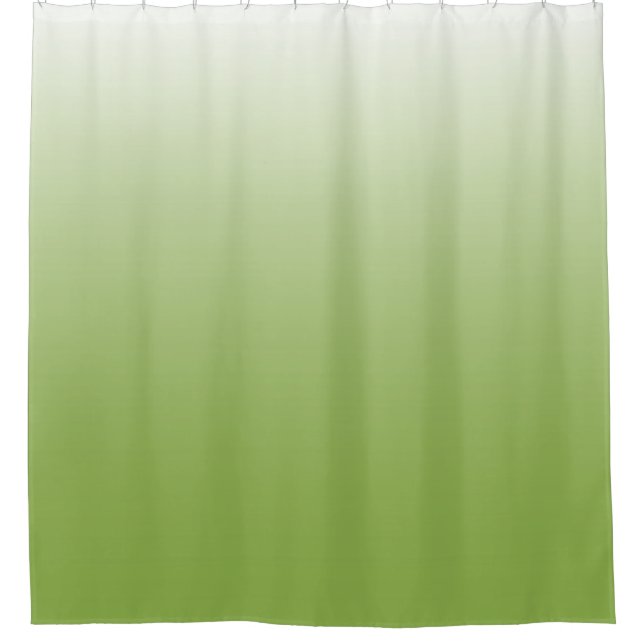 Two-tone gradient ombre greenery green (Front)