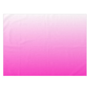 Two-tone gradient ombre hot pink tablecloth