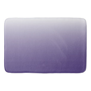 Two-tone gradient ombre Ultra Violet Bath Mat