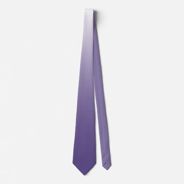 Two-tone gradient ombre Ultra Violet Tie (Front)