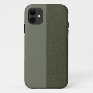Two-Tone Green Texture iPhone 11 Case – Customize
