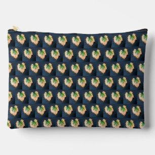 Two Tone Leaf Pattern Print Cut Sew Bag