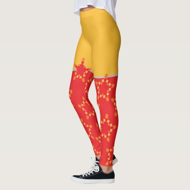 two tone leggings (Left)