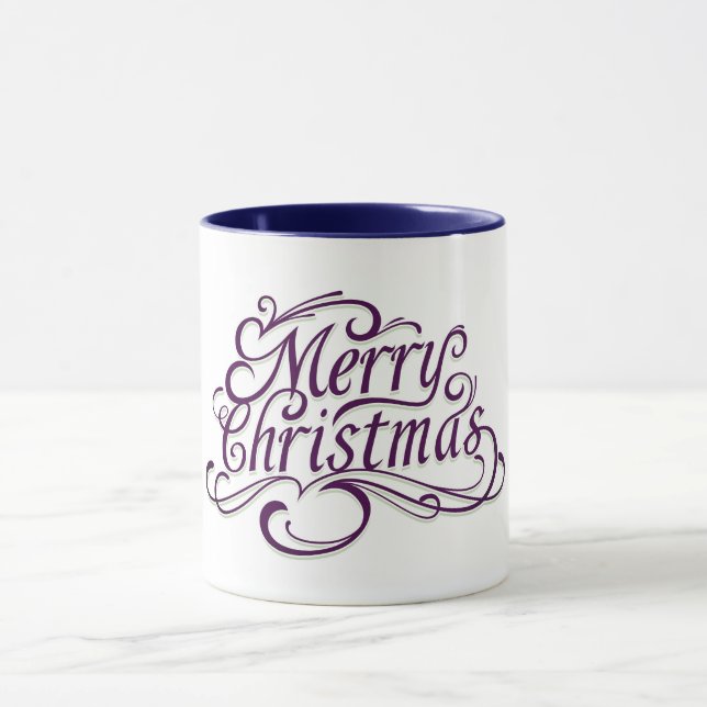 Two Tone Merry Christmas Mug (Center)
