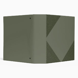Two-Tone Moss Green Binder