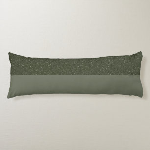 Two-Tone Moss Green Body Pillow – Customizable