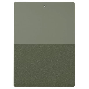 Two-Tone Moss Green Clipboard –Customizable Design