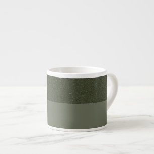 Two-Tone Moss Green Custom Specialty Mug
