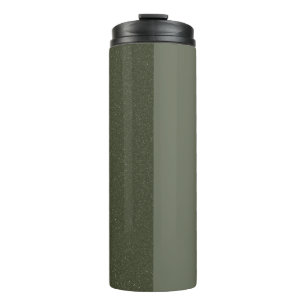 Two-Tone Moss Green Custom Thermal Tumbler