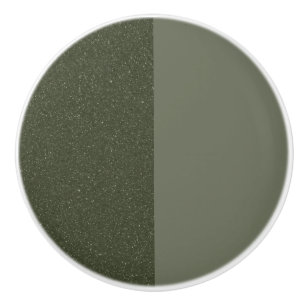 Two-Tone Moss Green Drawer Pull – Customizable