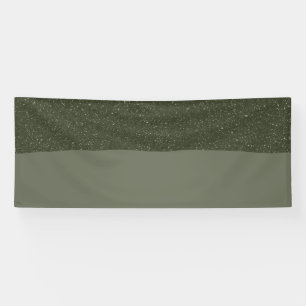 Two-Tone Moss Green Event Banner – Customizable