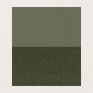 Two-Tone Moss Green Folded Card – Customizable