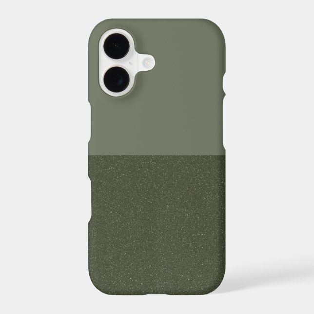 Two-Tone Moss Green iPhone 8/7/SE Case – Customize (Back)