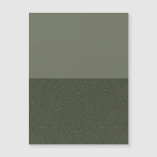 Two-Tone Moss Green Magnetic Card – Customizable