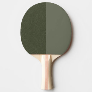 Two-Tone Moss Green Ping Pong Paddle – Customize