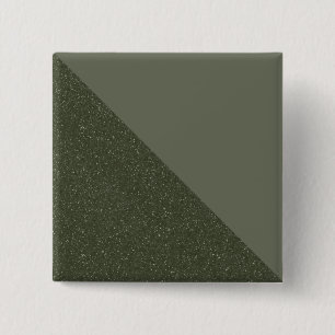 Two-Tone Moss Green Square Button – Noise & Solid
