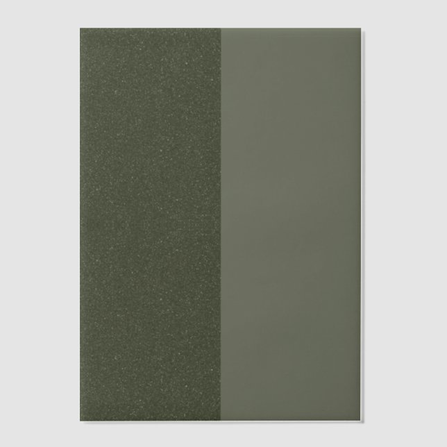 Two-Tone Moss Green Vellum Overlay – Customizable Vellum Invitations (Front)
