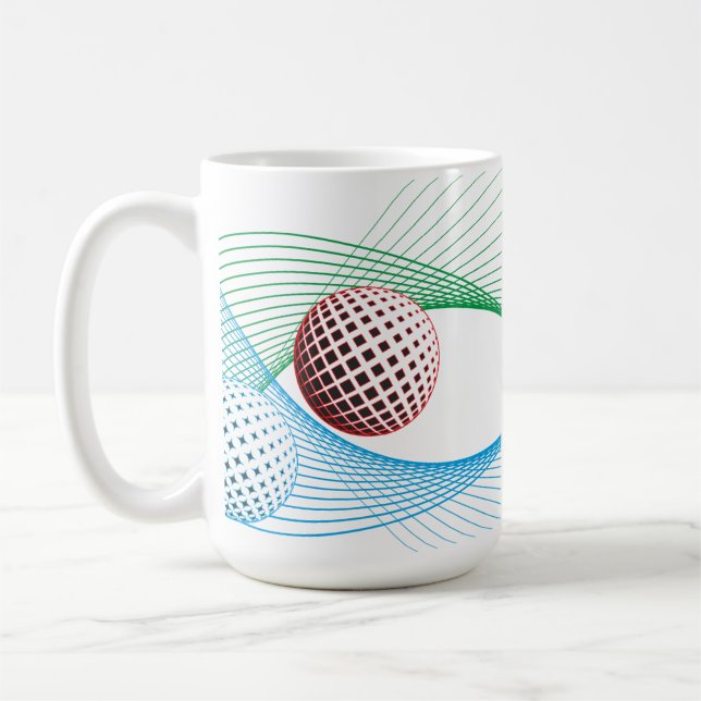 Two-Tone Mug, 11 oz Coffee Mug (Left)