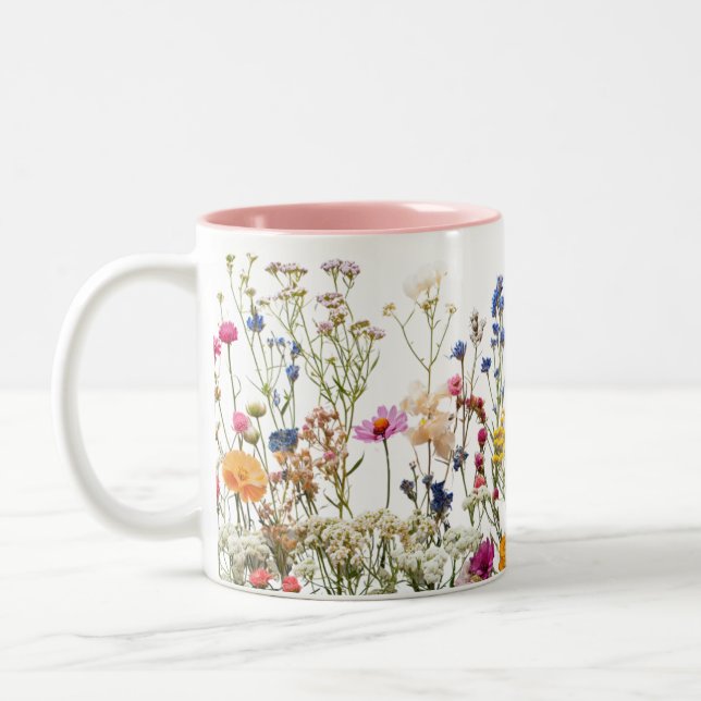Two-tone Mug 11 oz (pink) (Left)