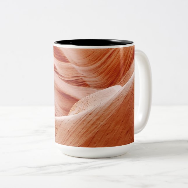 Two-Tone Mug, 15 oz Coffee Mug (Front Right)