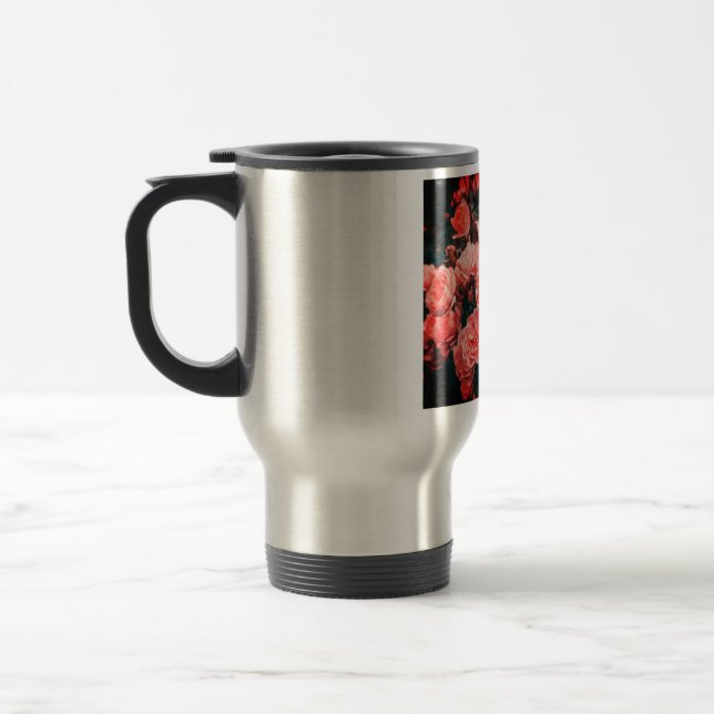 Two-Tone Mug, 15 oz Travel Mug (Left)