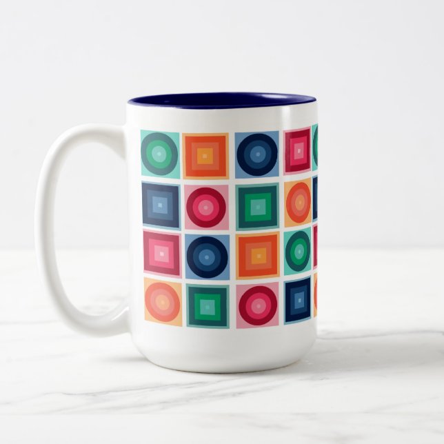 Two-Tone Mug, 15 oz Two-Tone Coffee Mug (Left)
