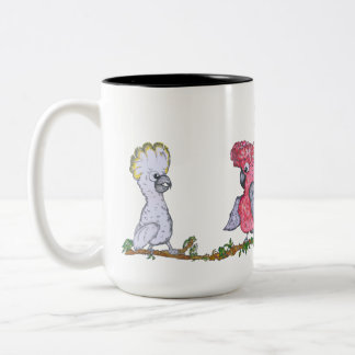 Two-Tone Mug, 444 ml - Cockatoo & Galah Two-Tone Coffee Mug