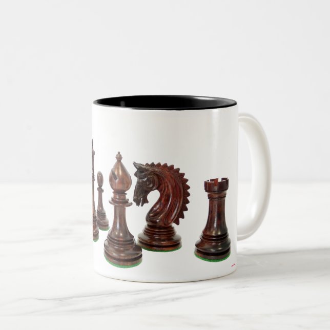 Two-Tone Mug Chess (Front Right)