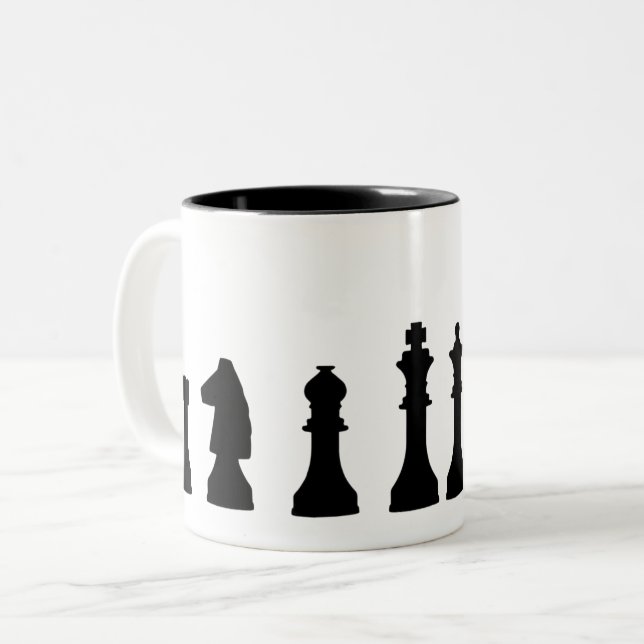 Two-Tone Mug Chess (Front Left)