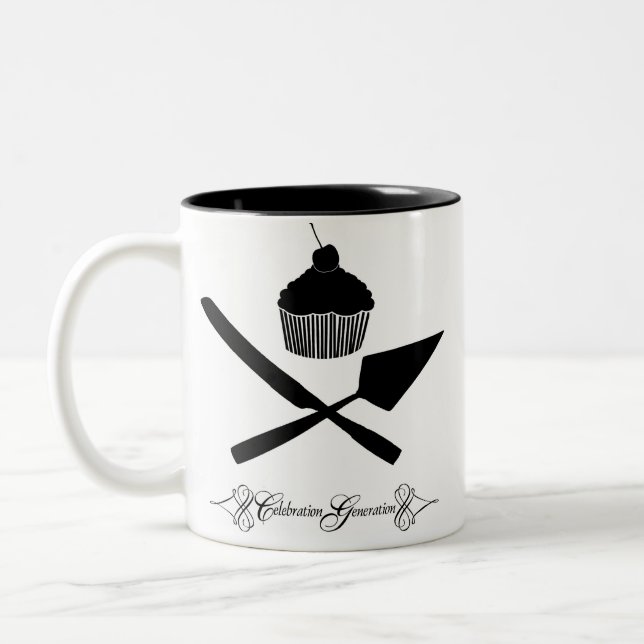 Two tone mug for Lefties! (Left)