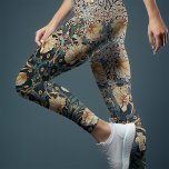 Two-Tone Pimpernel Yellow & Teal Blue Morris Leggings<br><div class="desc">William Morris Pimpernel Floral Vintage Art Wallpaper Design William Morris was an English textile designer, artist, writer, and socialist associated with the Pre-Raphaelite Brotherhood and British Arts and Crafts Movement. He founded a design firm in partnership with the artist Edward Burne-Jones, and the poet and artist Dante Gabriel Rossetti. This...</div>