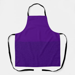 Two-Tone Purple Glitter Apron – Customizable