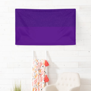 Two-Tone Purple Glitter Event Banner – Customize