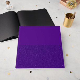 Two-Tone Purple Hardcover Guest Book – Customize