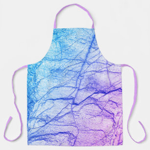  Two Tone Purple Marble Look Apron