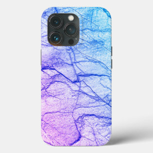 Two Tone Purple Marble Look iPhone 13 Pro Case