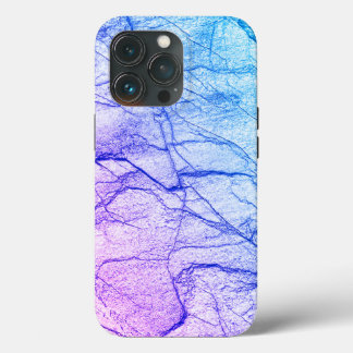  Two Tone Purple Marble Look iPhone 13 Pro Case