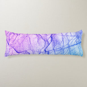 Two Tone Purple Marble Look Earrings Body Pillow