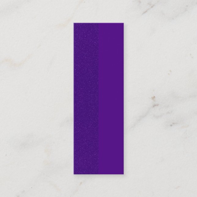 Two-Tone Purple Vertical Business Card – Customize (Front)