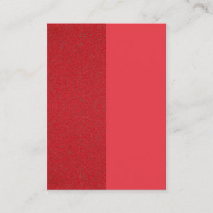 Two-Tone Red Flat Place Cards – Customizable