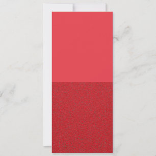 Two-Tone Red Vertical Invitation – Customizable