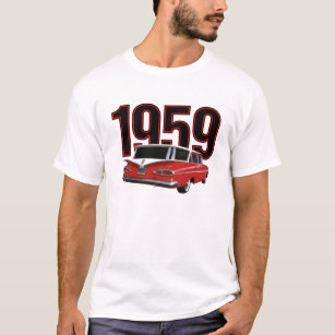Two-tone red & white 1959 Chevrolet station wagon, T-Shirt