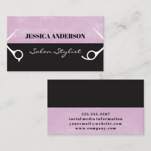 Two Tone   Scissors Business Card