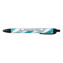 Two-tone Striped Desk Nameplate