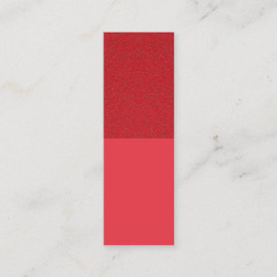 Two-Tone Tomato Red Calling Card – Customizable